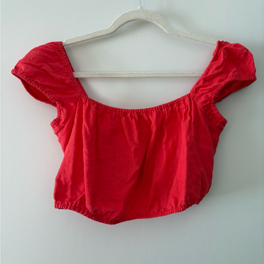 Aritzia Wilfred Ethereal Linen Blouse